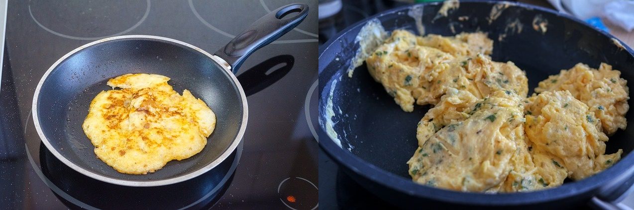 diferenta dintre omleta si oua jumari