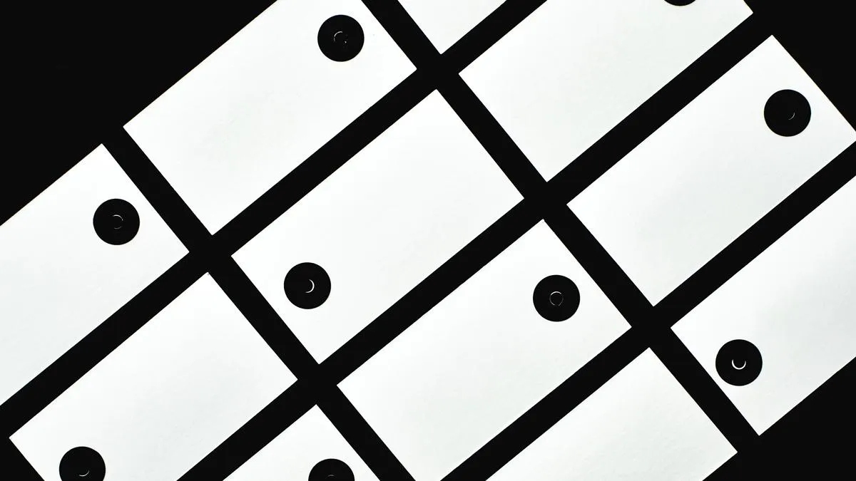 piese de domino in alb si negru