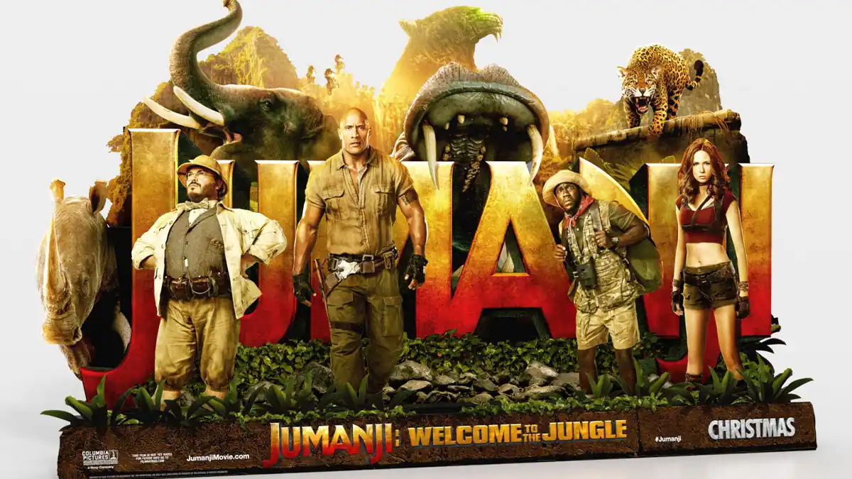 afis film Jumanji Welcome to the Jungl‪e‬