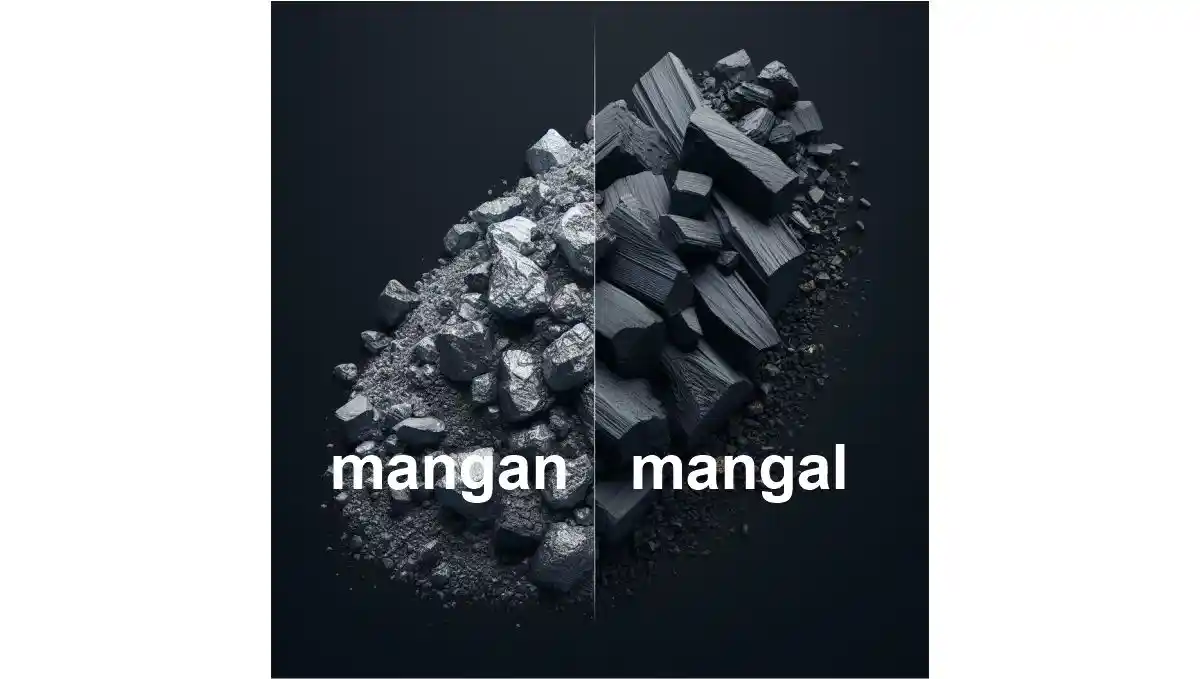 ilustratie diferenta dintre mangan si mangal